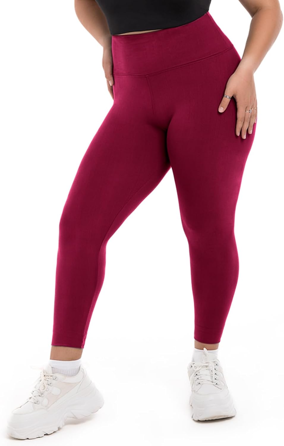 SINOPHANT Plus Size Leggings for Women, High Waisted Tummy Control Buttery Super...