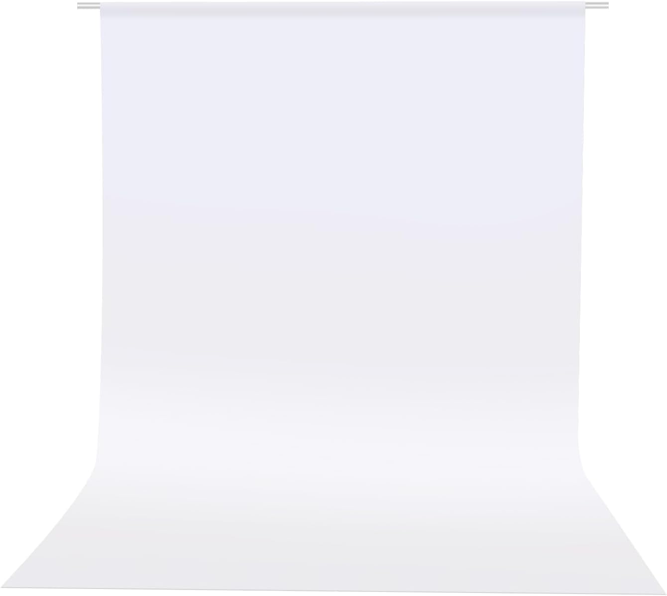 Photo Backdrop Curtains, White Backdrop for Photoshoot, HEMMOTOP 5x6.5 ft White...