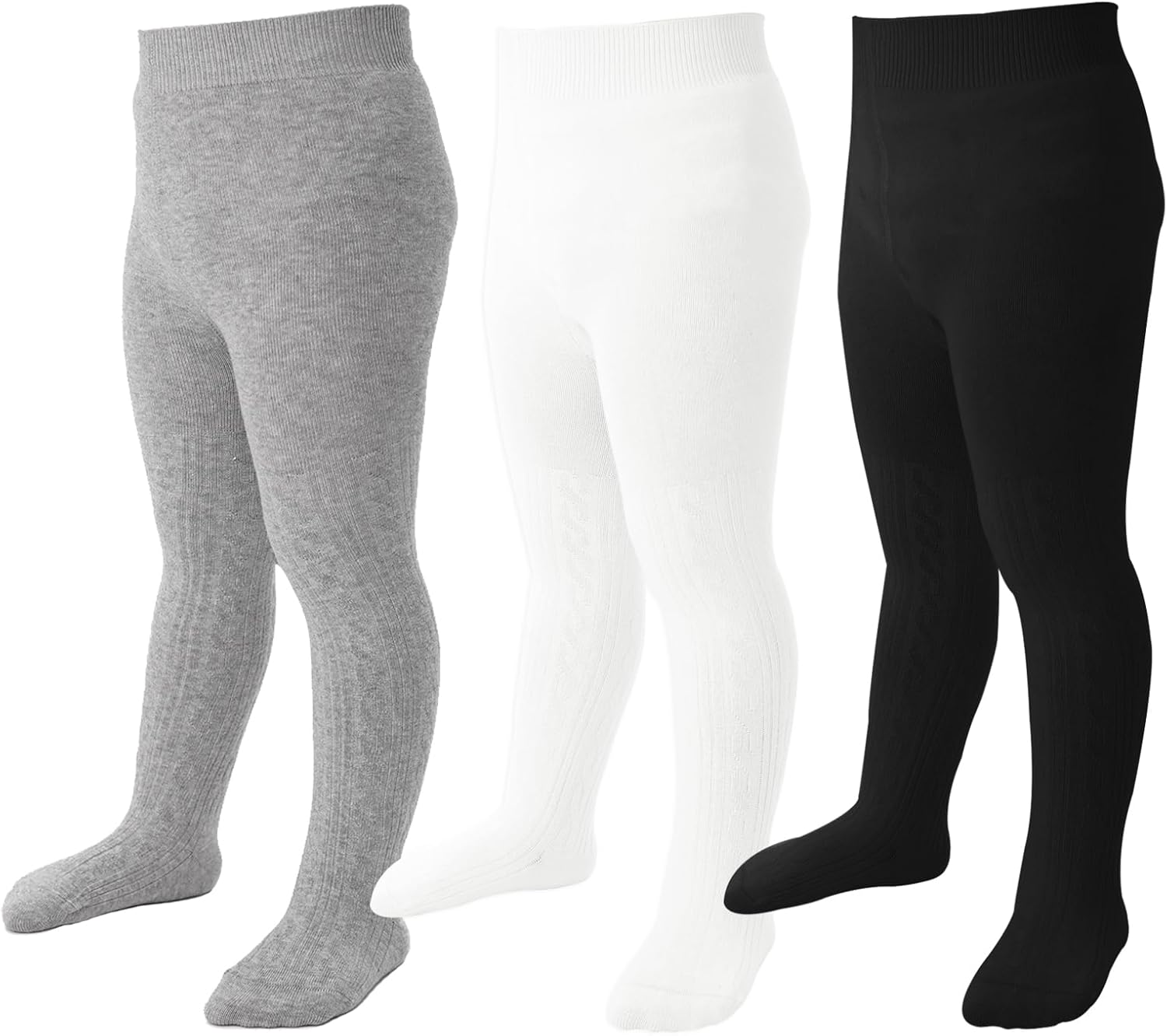 Baby Girl Tights Toddler Cable Knit Leggings Seamless Cotton Stockings Winter Wa...