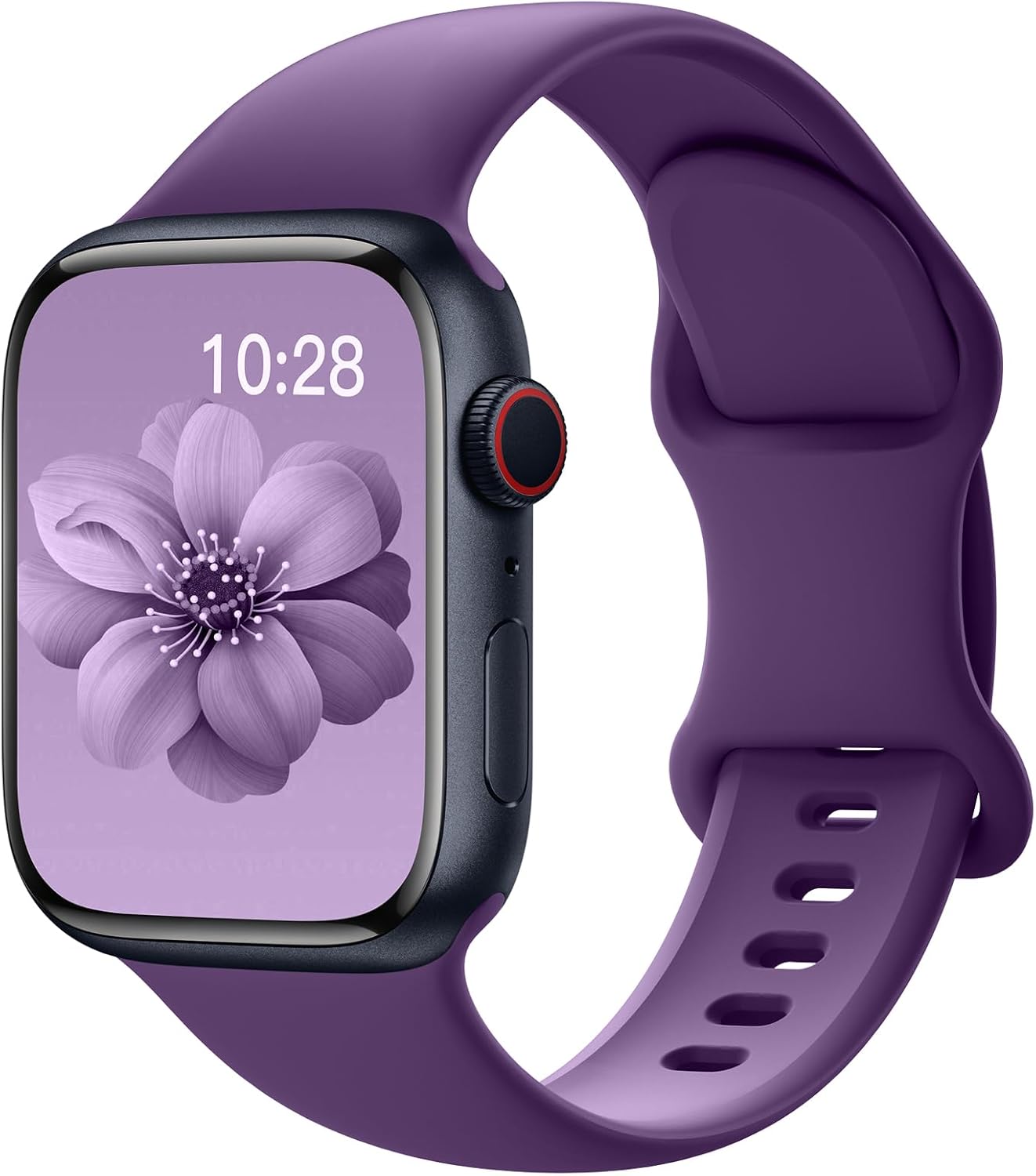 Sport Silicone Band Compatible with Apple Watch Bands 40mm 38mm 41mm 44mm 45mm 4...