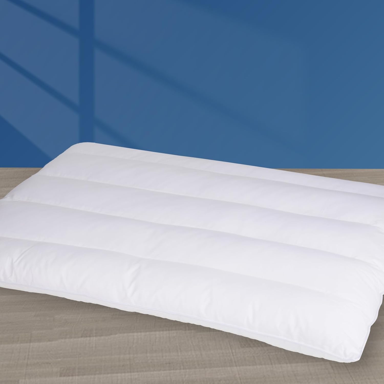 MINUPWELL Ultra Flat Pillows for Sleeping Thin, 7D High Support 2.5 inch Height...
