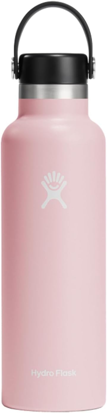 Hydro Flask Stainless Steel Standard Mouth Water Bottle with Flex Cap and Double...