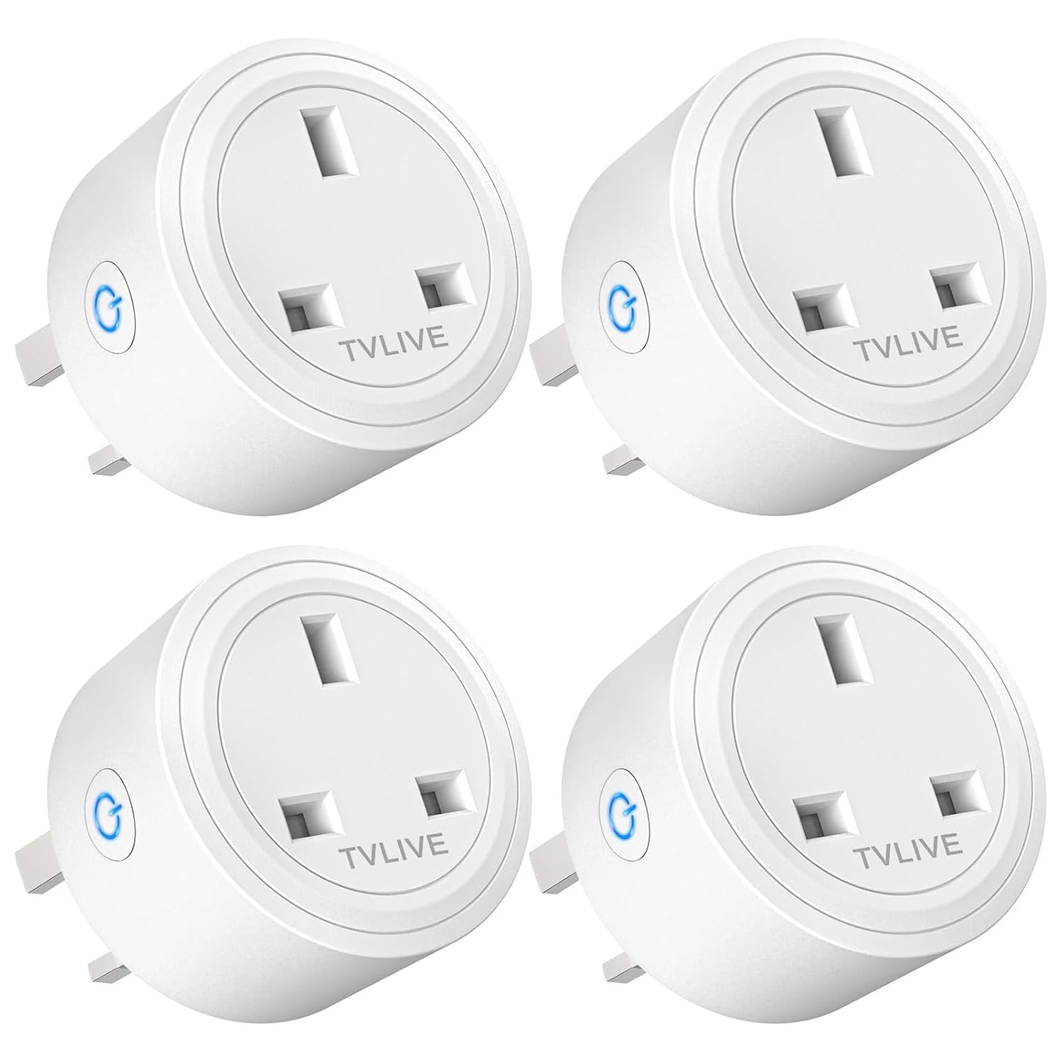 Smart Plug, Alexa Plugs Smart 4 Pack WiFi Outlet, Smart Plugs That Work with Ale...