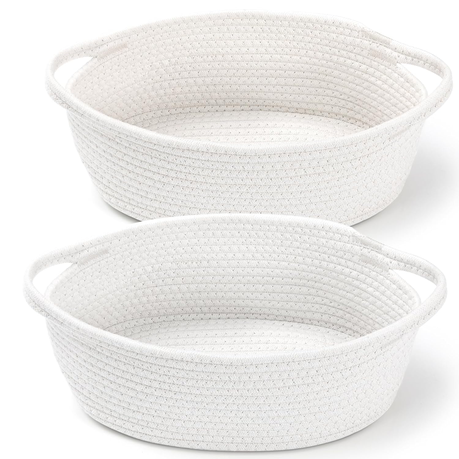 2 Pack Small Woven Basket with Gift Bags and Ribbons, Empty Decorative Gift Ches...