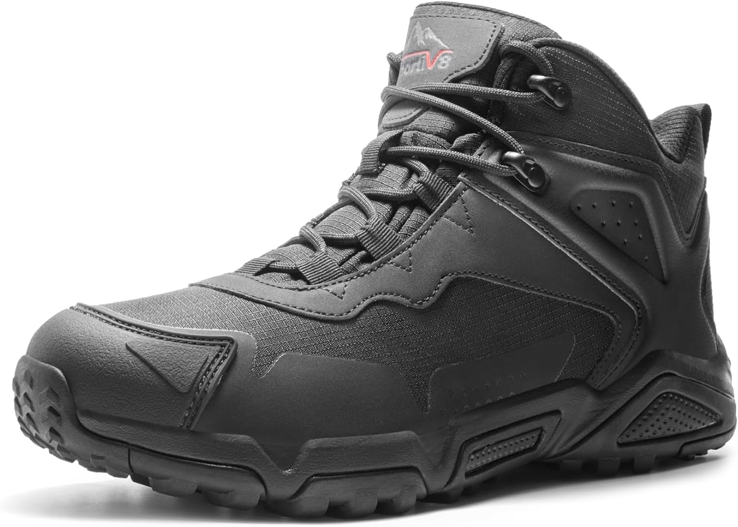 NORTIV 8 Men's Waterproof Hiking Boots Lightweight Mid Ankle Trekking Trails Out...