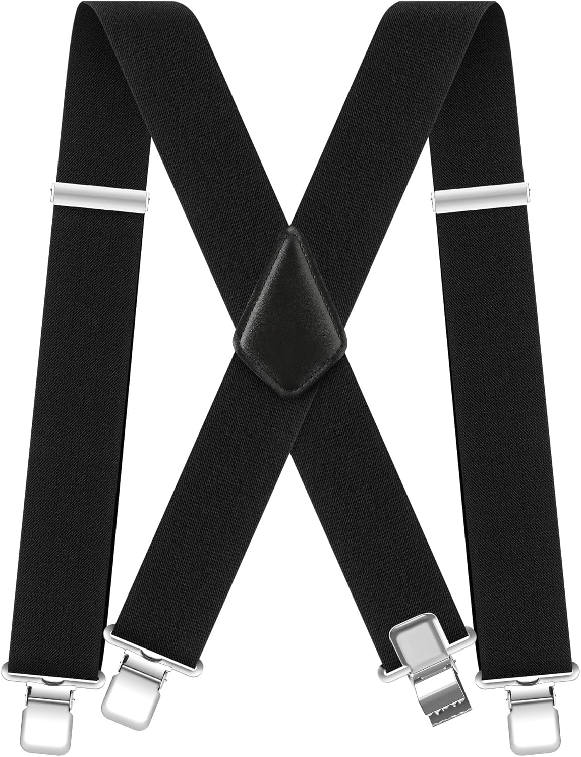 Ultrashang CLASSIC Mens Heavy-Duty Suspender: 2-Inch Wide, Sturdy Clips, X-Back,...