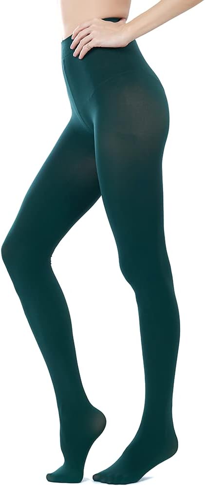 HeyUU Soft & Stretrchy Colorful Tights 80 Denier Semi Opaque Full-footed Pantyho...