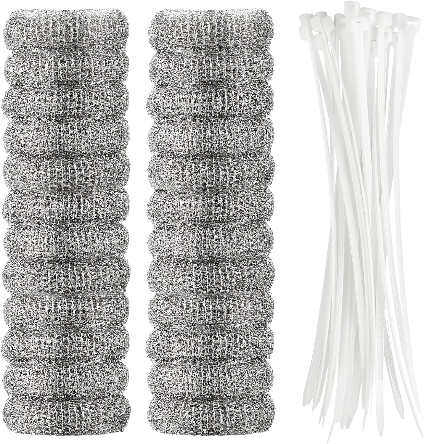 24 Pieces Lint Traps Washing Machine Stainless Steel Lint Snare Traps Laundry Me...
