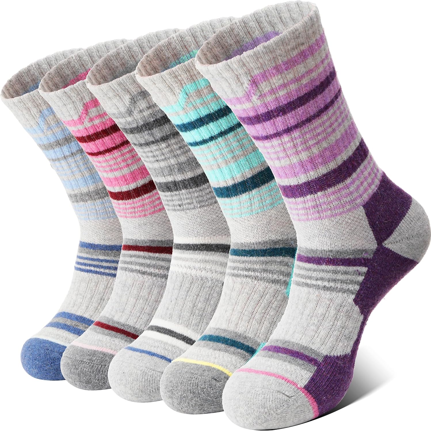 Anlisim Merino Wool Hiking Socks for Women Thermal Winter Warm Boot Work Cushion...