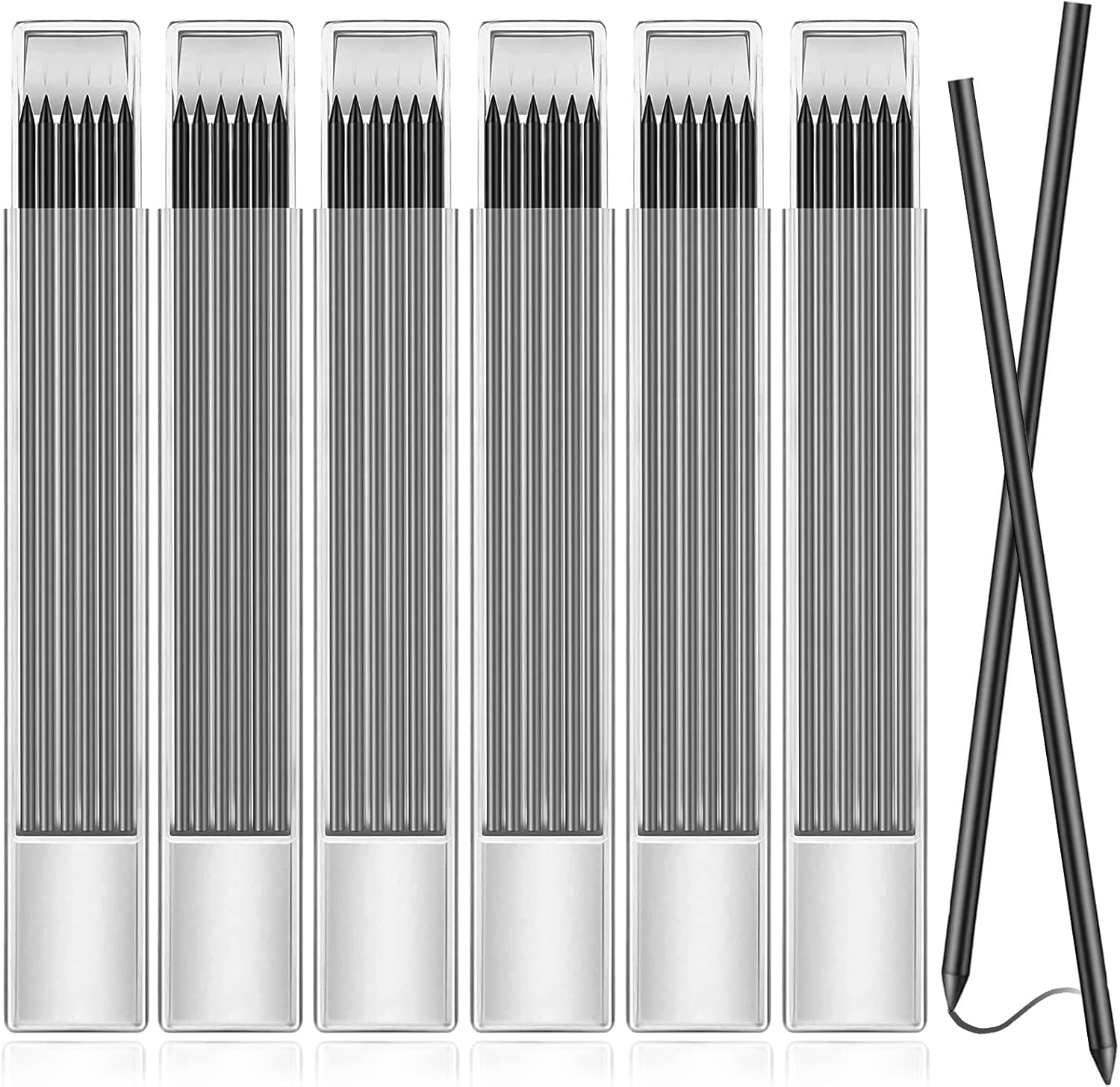 36Pcs Tracer Pencil Refills 2.8mm Solid Deep Hole Pica Pencil Refill Carpenter P...