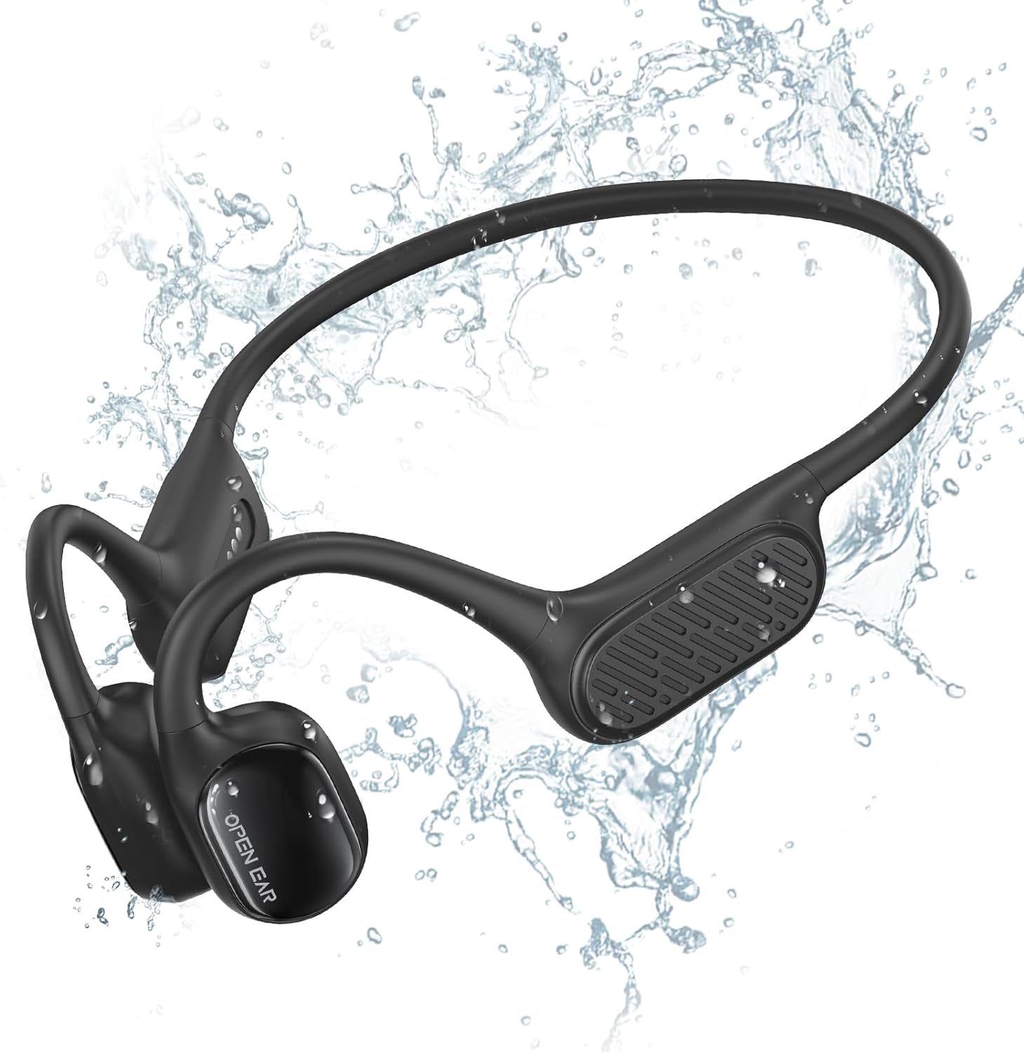 ANINUALE Bone Conduction Headphones Bluetooth 5.3 Swimming Headphones IP68 Water...