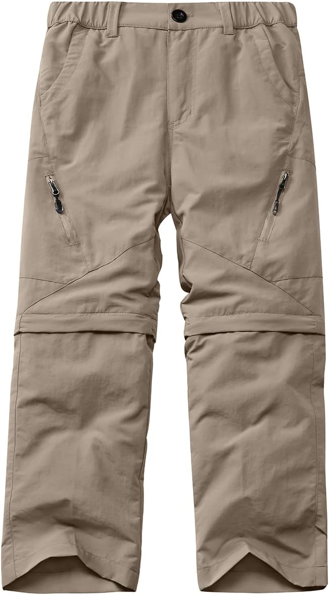 Kids' Cargo Pants, Boy's Casual Outdoor Quick Dry Waterproof Hiking Climbing Con...