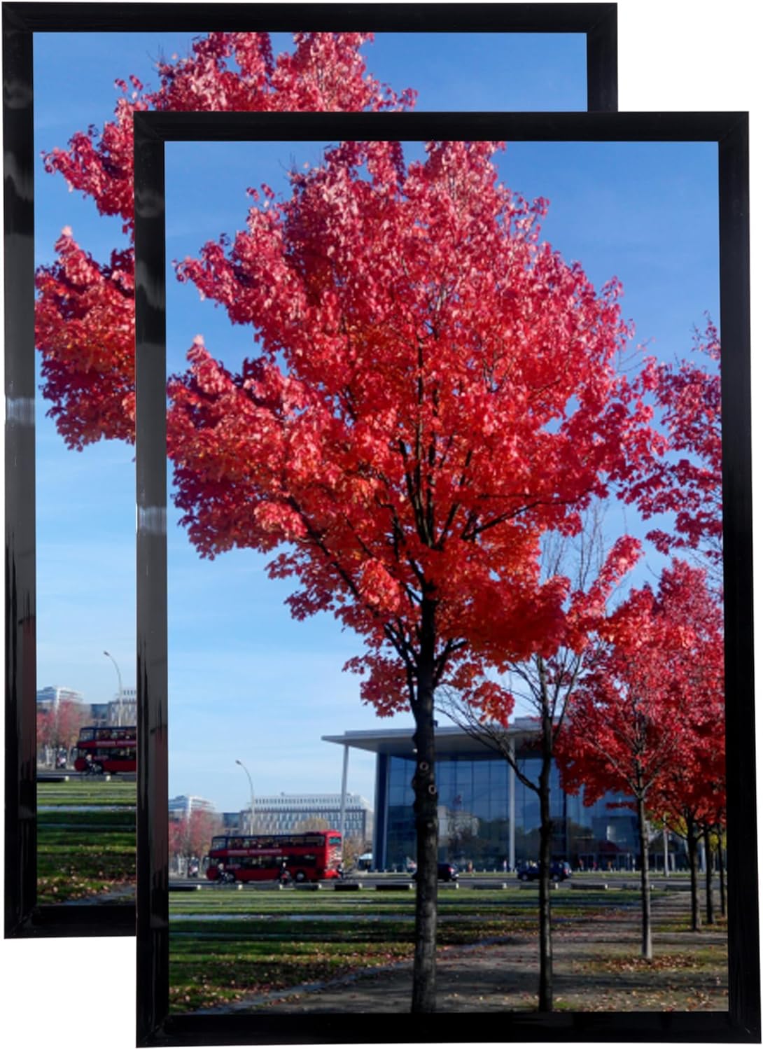 20x30 Picture Frame Black Set of 2, Display Posters 20x30 Inch Poster Frame, Dis...