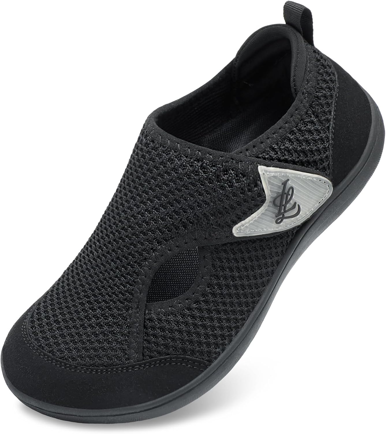LeIsfIt Womens Walking Shoes Wide Diabetic Shoes Adjustable Barefoot Shoes Breat...