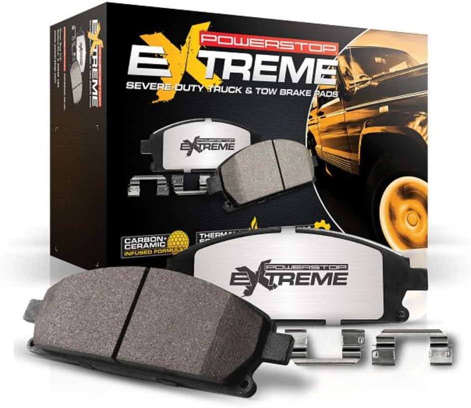 Power Stop Front Z36-2087 Truck and Tow Carbon-Fiber Ceramic Brake Pads For 2010...