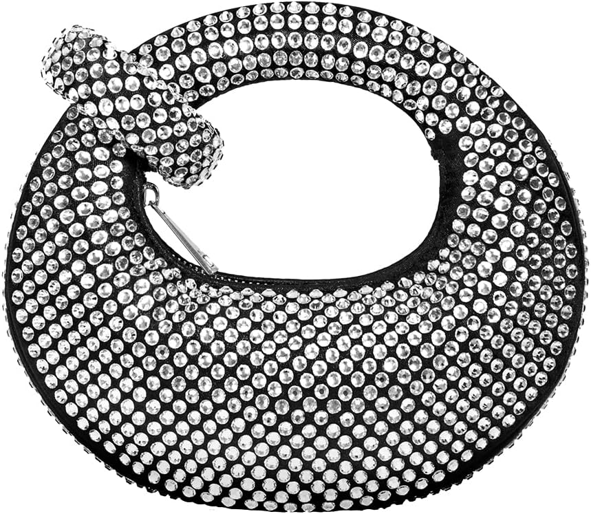 JW PEI Women's Abacus Top Handle Bag Black - Artificial Crystal