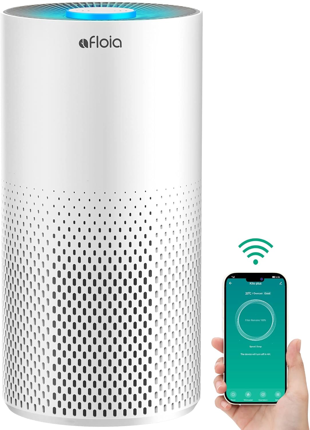 Afloia Air Purifiers for Home Bedroom Large Room Up to 1076 Ft², Smart WiFi Work...