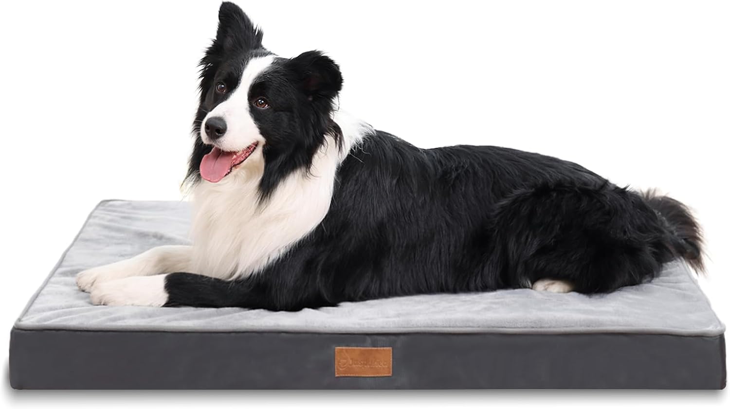 Jaspuriea Large Orthopedic Dog Beds Large Washable with Waterproof Removable Cov...