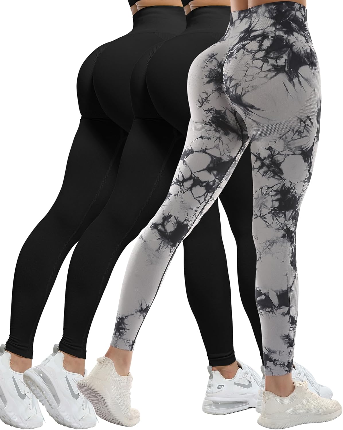 CHRLEISURE 3 Piece Workout Leggings Sets for Women, Gym Scrunch Butt Butt Liftin...