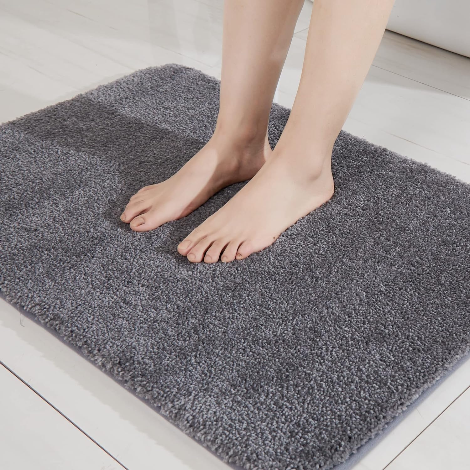 COSY HOMEER Extra Thick Bath Rugs for Bathroom - Anti-Slip Bath Mats Soft Plush...