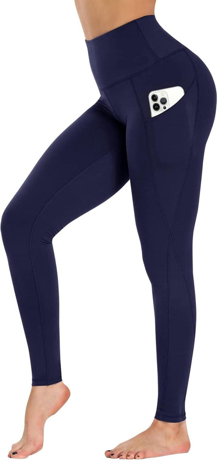 GAYHAY Leggings with Pockets for Women - 19" / 25" Yoga Pants High Waist Tummy C...