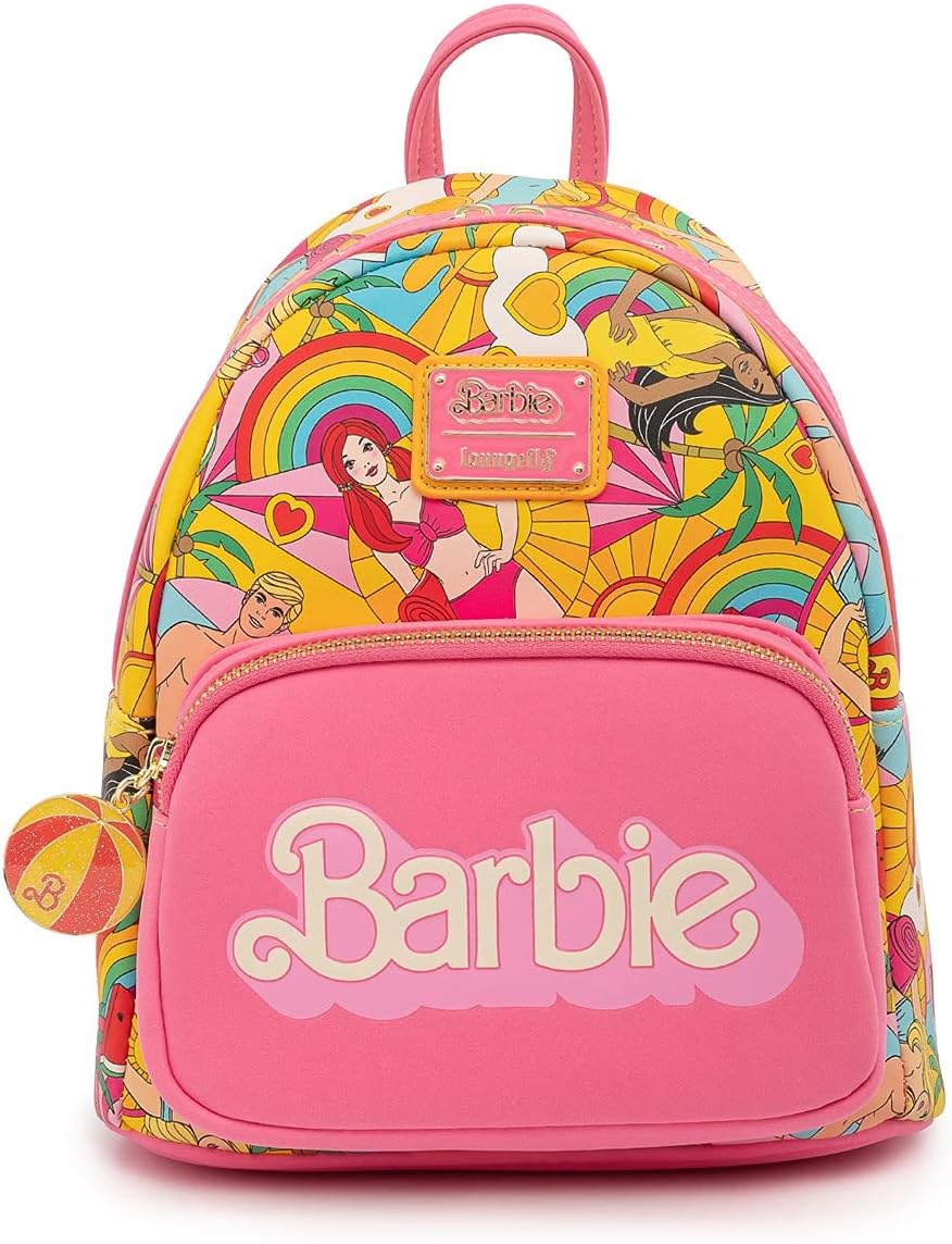 Loungefly Barbie Fun in the Sun Mini Backpack Pink-Multi