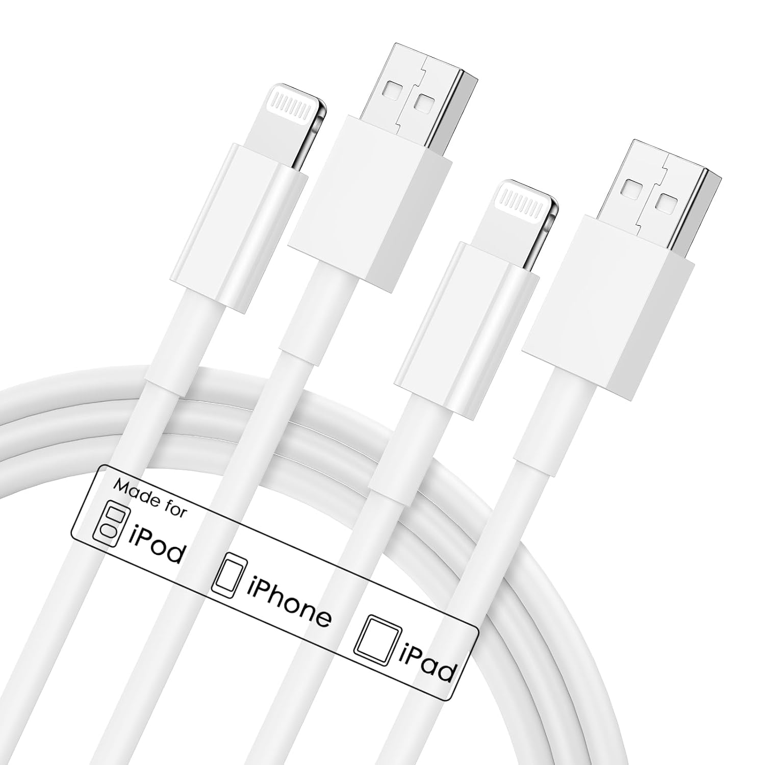 iPhone Charger Cable 2M, [ Apple MFi Certified ] iPhone Charging Lead Long USB t...