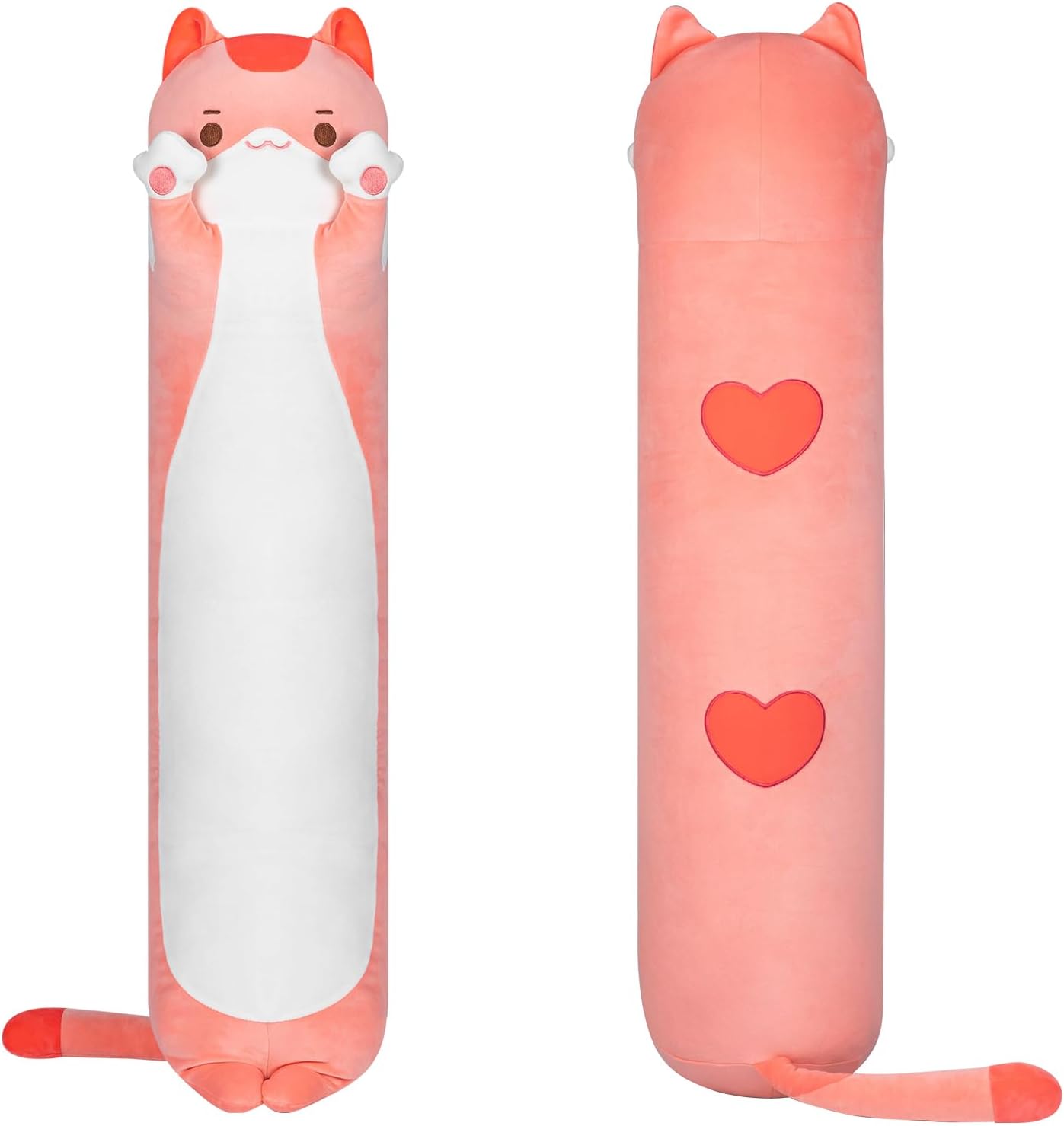 Mewaii 28in Long Cat Plush Pillows Stuffed Animals Squishy Pillows - Cute Plushi...