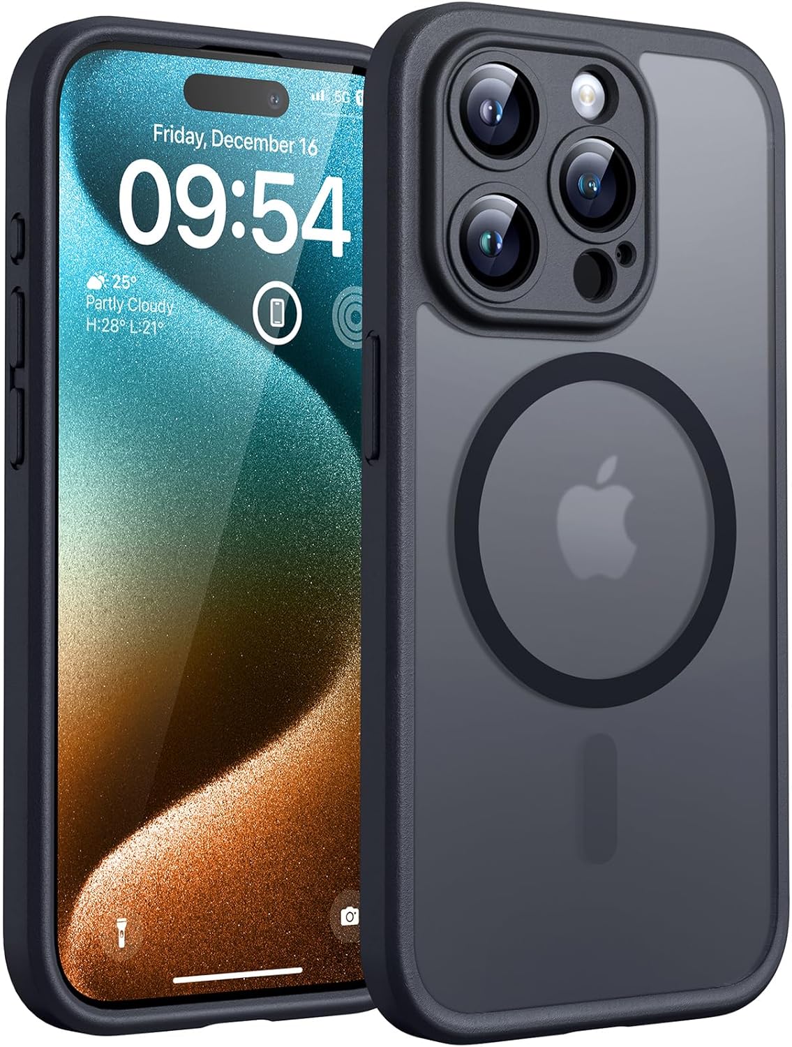 TOCOL Magnetic for iPhone 15 Pro Case, Upgraded Fu...