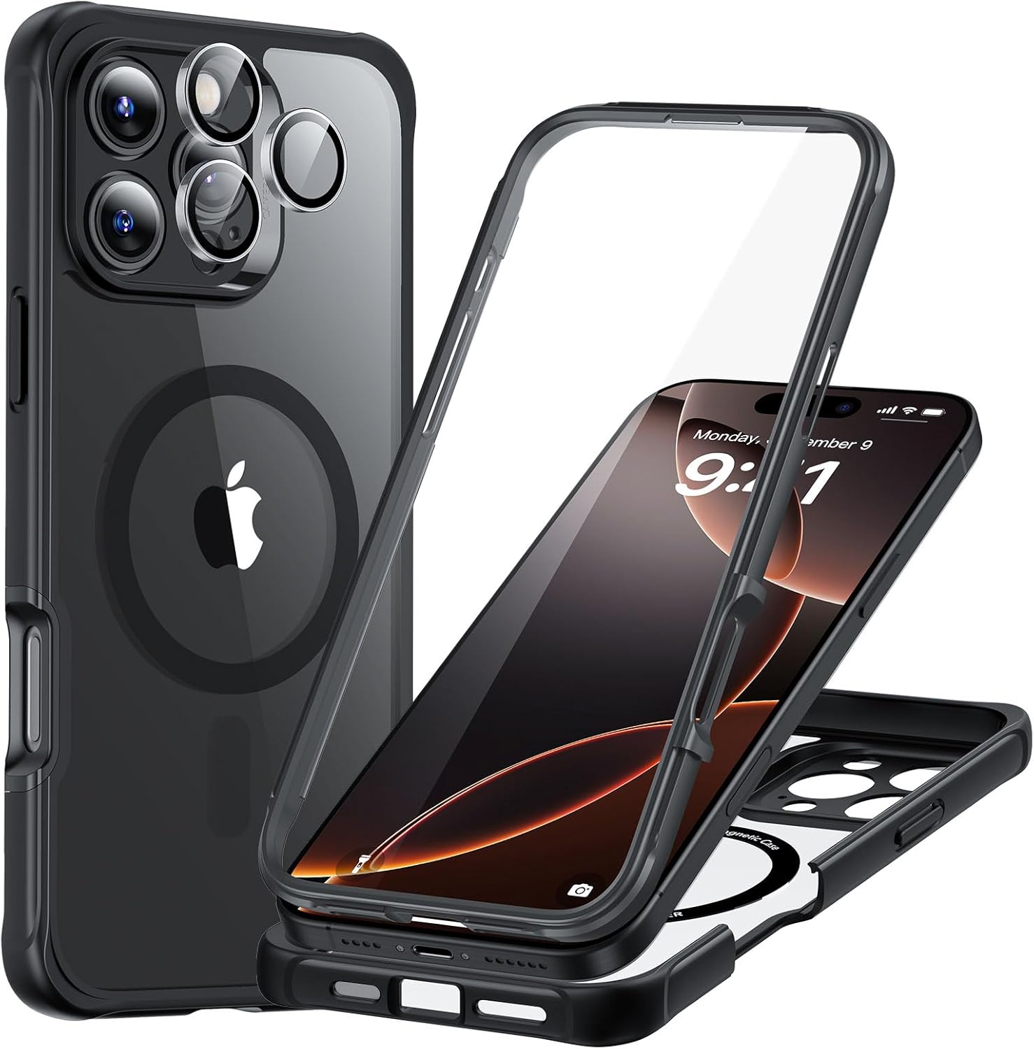 ESR for iPhone 16 Pro Case, Compatible with MagSafe, Full-Body Military-Grade Dr...