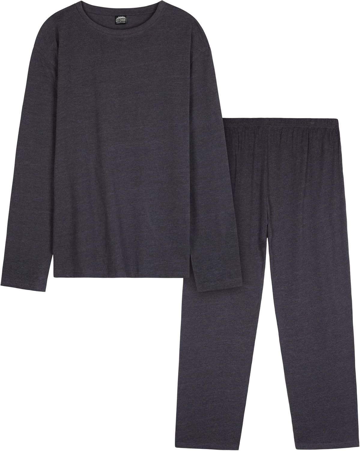 CityComfort Mens Long Pyjamas Set, Adults Teenagers Soft 2 Piece Loungewear Nigh...