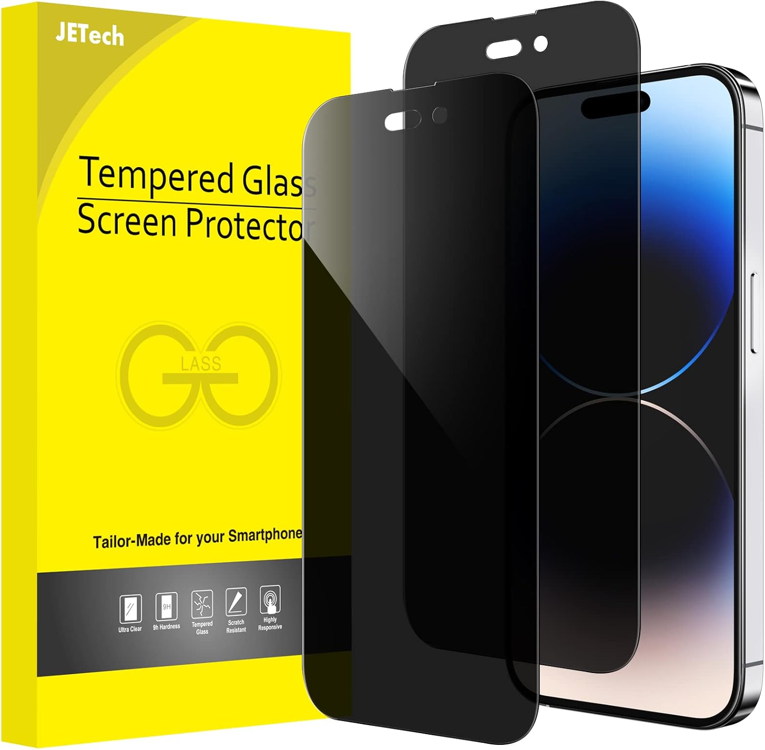 JETech Privacy Full Coverage Screen Protector for...