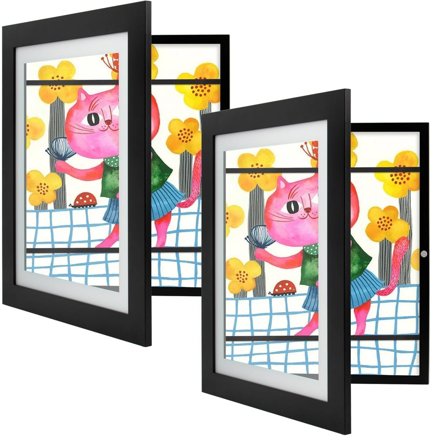Golden State Art 10x12.5 Kids Art Frames Front-Opening Great for Kids Drawings,...