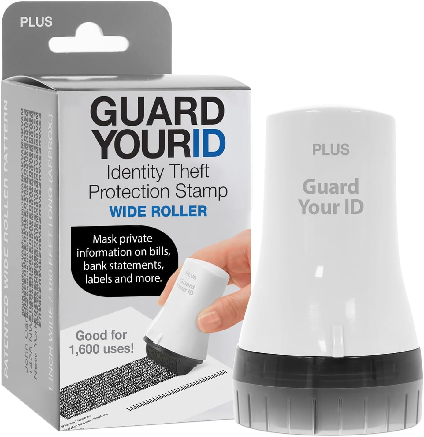 Guard Your ID Wide Advanced Roller 2.0 Identity Theft Prevention Security Stamp...