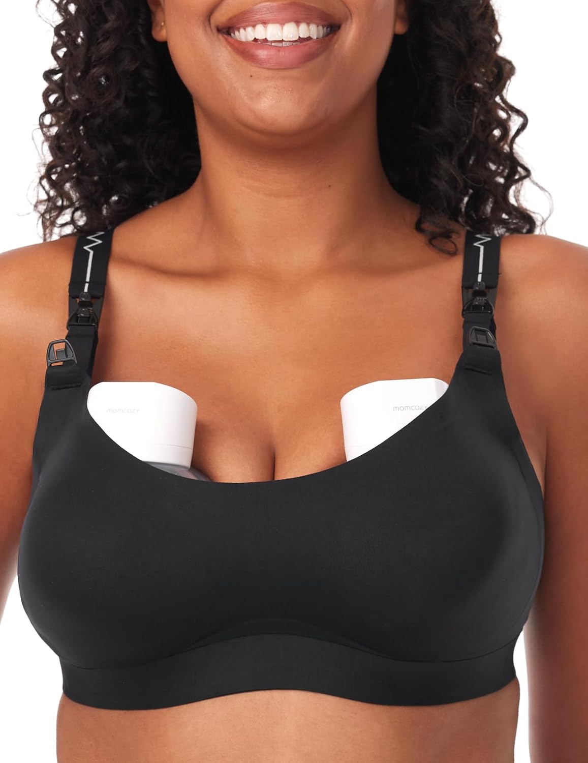 Momcozy Pumping Bra for Wearable Breast Pump, Nursing & Pumping Bra in One, Hand...