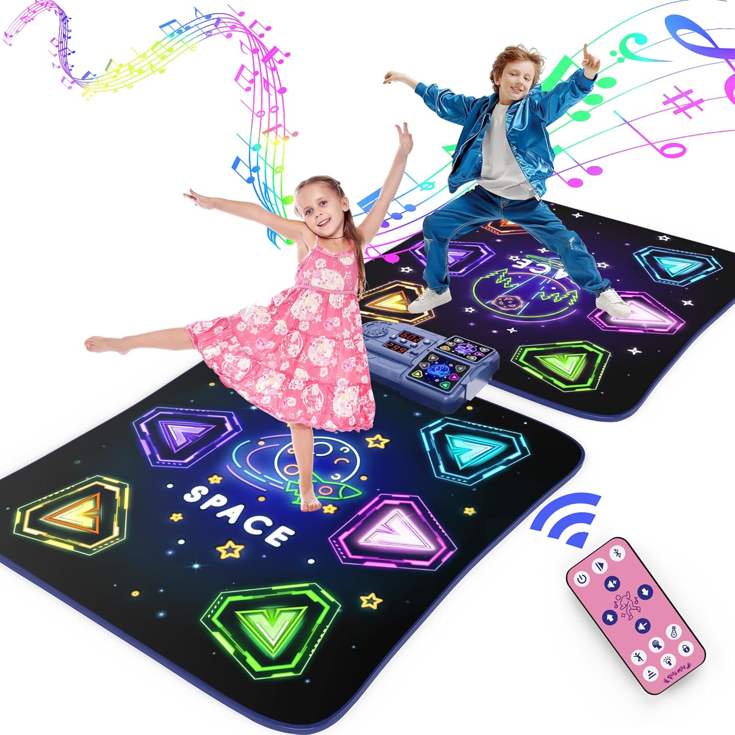 Dance Mat Toys for 3-12 Year Old Girls Boys,Dance Mat for Kids with Light Up 12-...