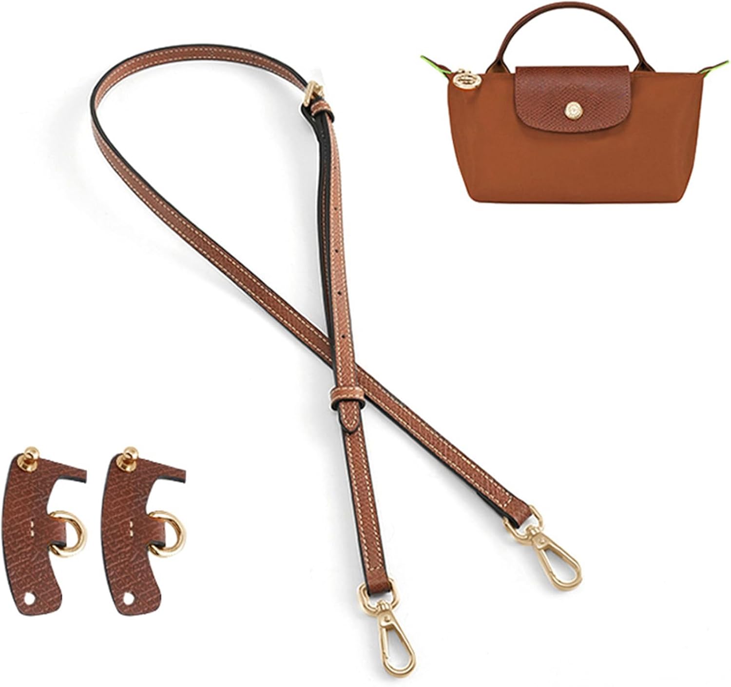 Jiesinlov Leather Bag Shoulder Strap Replacement Conversion Kit Compatible with...