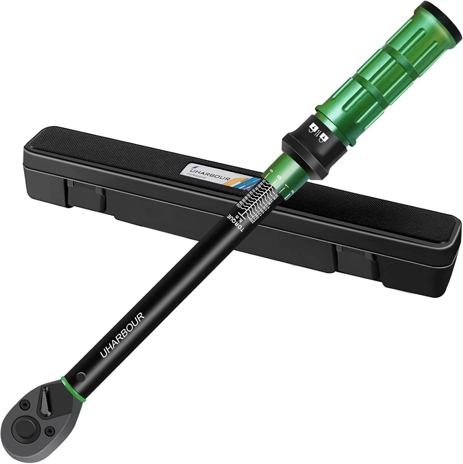 Uharbour Torque Wrench 1/2 Inch, Torque Wrench for Car & Motorcycle, 100% Calibr...