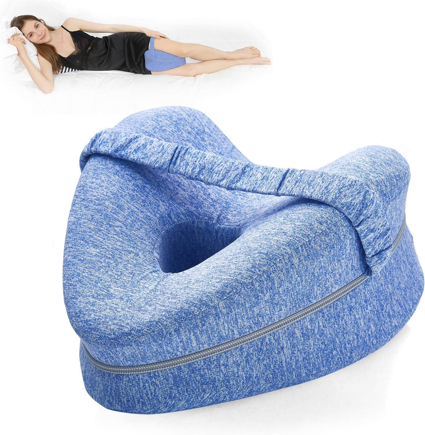 BEAUTRIP Leg Pillow | Ergonomic Side Sleeping Pillows | Memory Foam Knee Pillow...