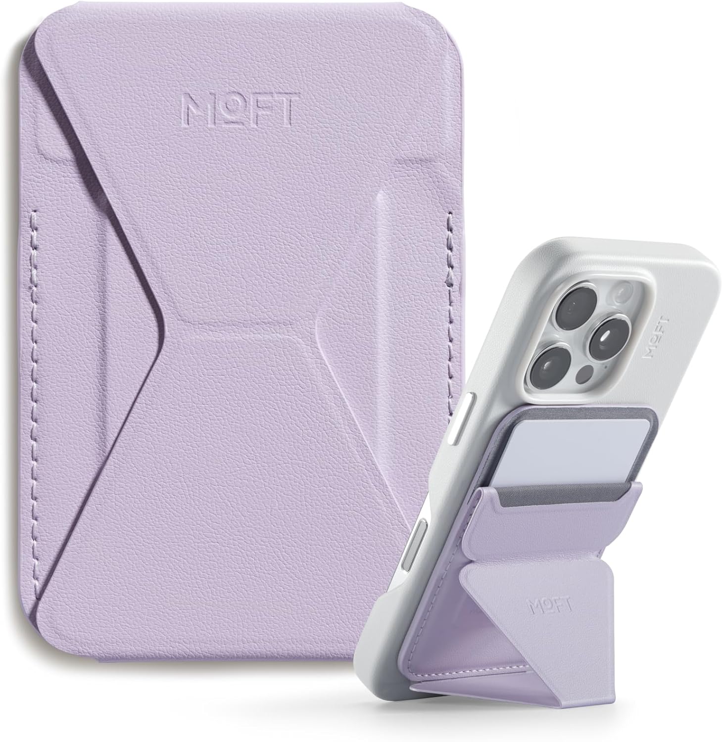 MOFT MagSafe Wallet Stand for iPhone 16/15/14/13/12 Series Compatible with MagSa...