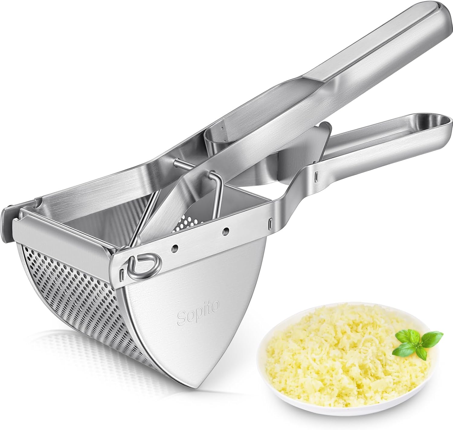 Potato Ricer, Sopito Stainless Steel Potato Ricer Multifunctional Fruit Vegetabl...