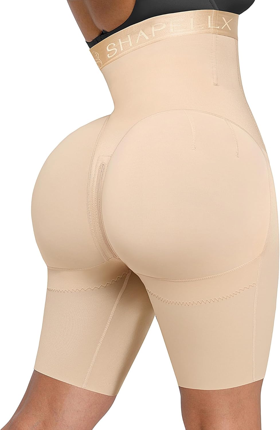 SHAPELLX Shapewear For Women Tummy Control High Waisted Body Shaper Shorts Butt...
