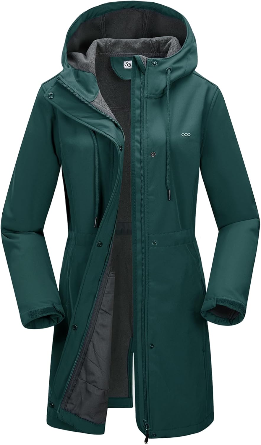 33,000ft Women’s Lightweight Softshell Jacket with Hood Waterproof Ladies Functi...