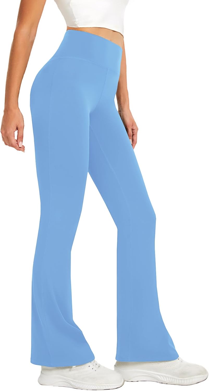 Women's Flare Yoga Pants High Waisted Flared Leggings Bootcut Workout Bell Botto...