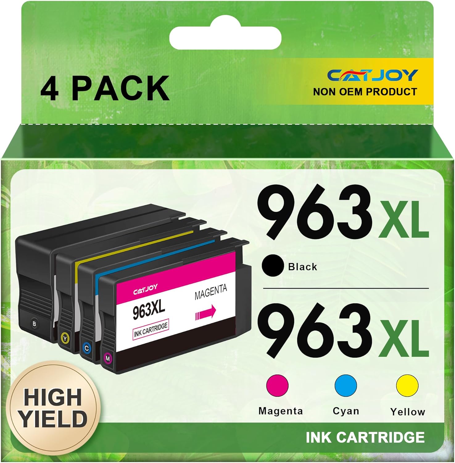 CATJOY 963XL Ink Cartridges Multipack Compatible for HP 963XL HP 963 Ink cartrid...