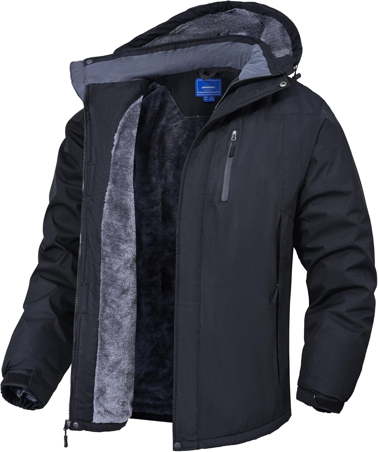 Rapoo Men's Winter Ski Snow Jacket Mountain Waterproof Windproof Rain Jacket X-L...