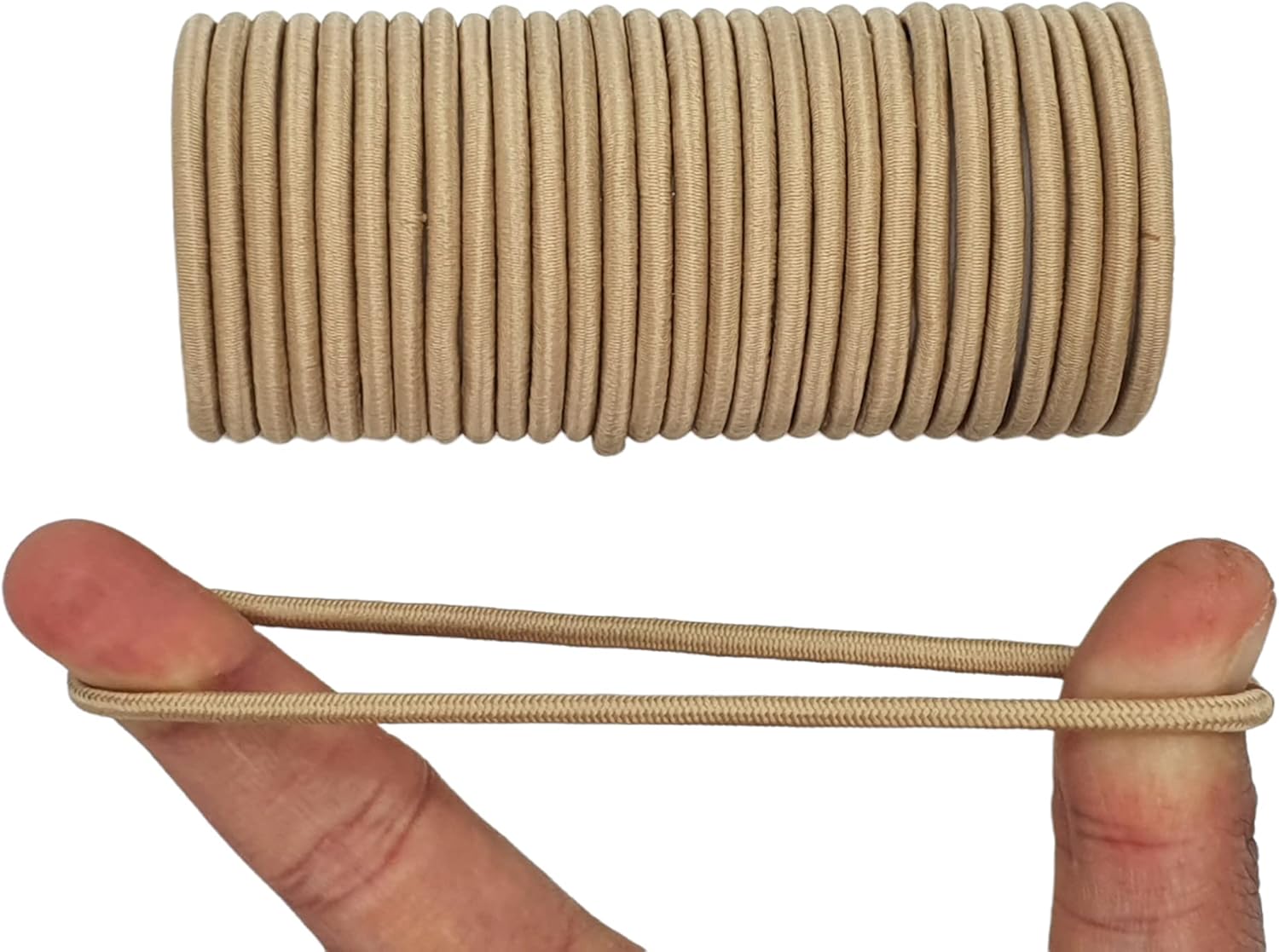 36 PCS Hair Elastics, 3mm Elastic Hair Ties Ponytail Holders, Bulk Hair Ties No...