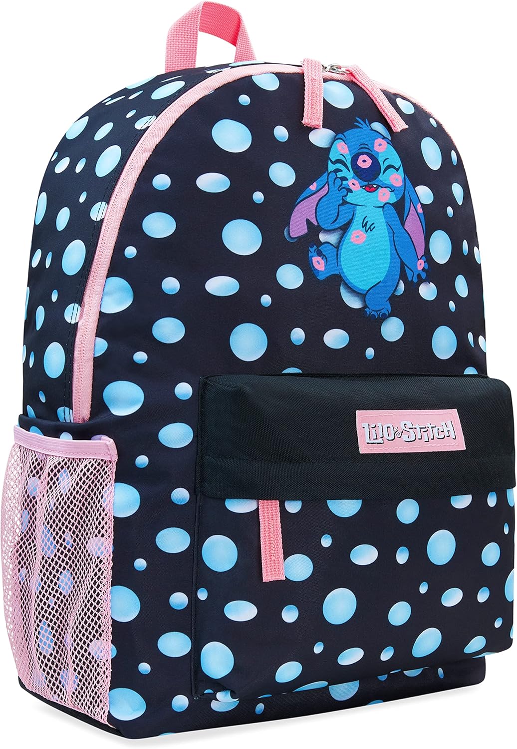 Disney Backpack for Girls, Stitch School Bags for Girls Black