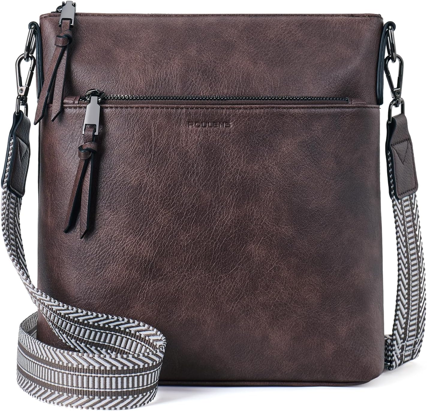 Roulens Trendy Crossbody Bag for Women,Lightweight Medium Crossbody Purse Soft L...