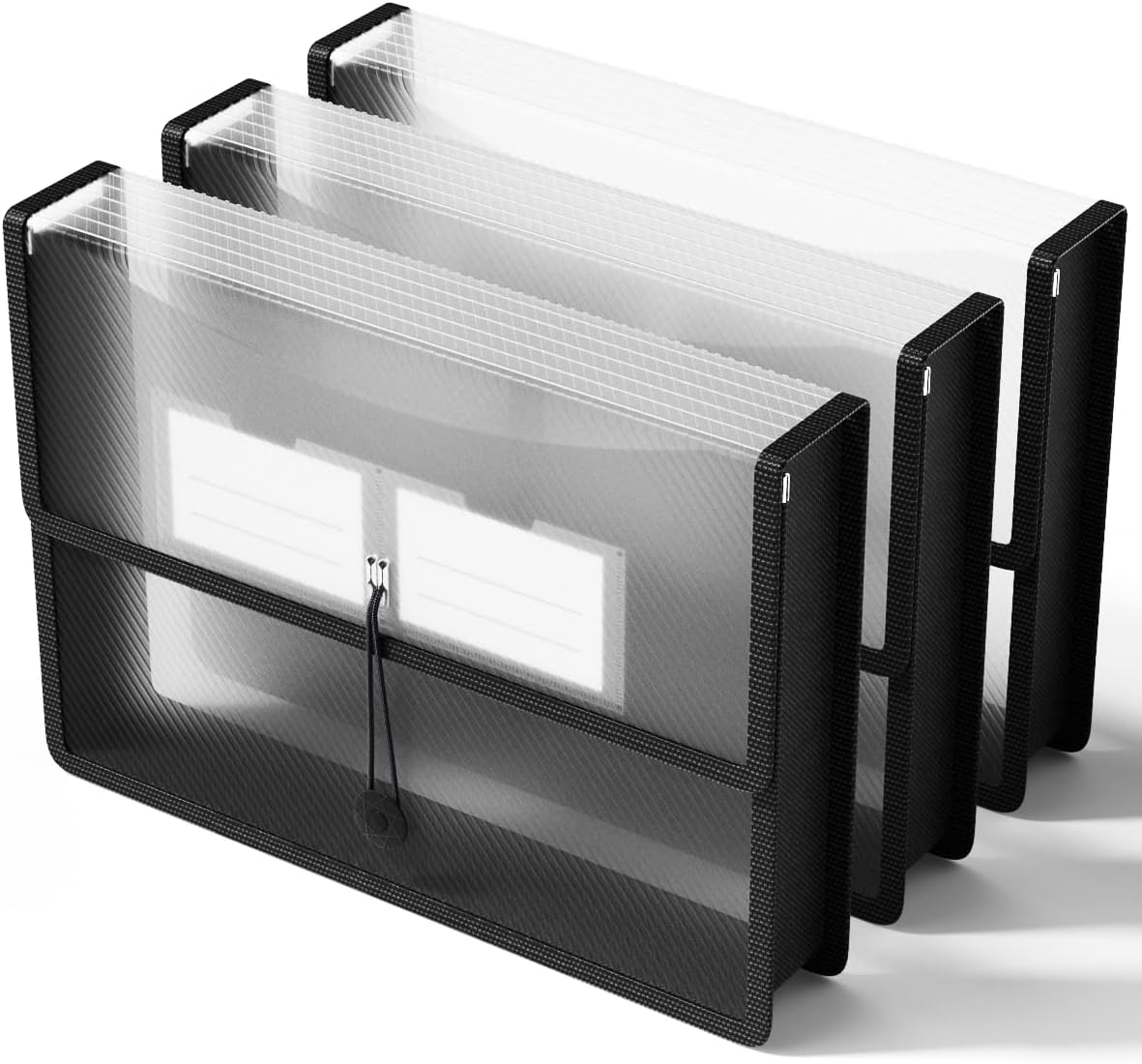 ThinkTex A4 Plastic File Folder,No-Divider 6cm Expansion Organiser,Labels & See-...